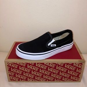 Black slip on vans